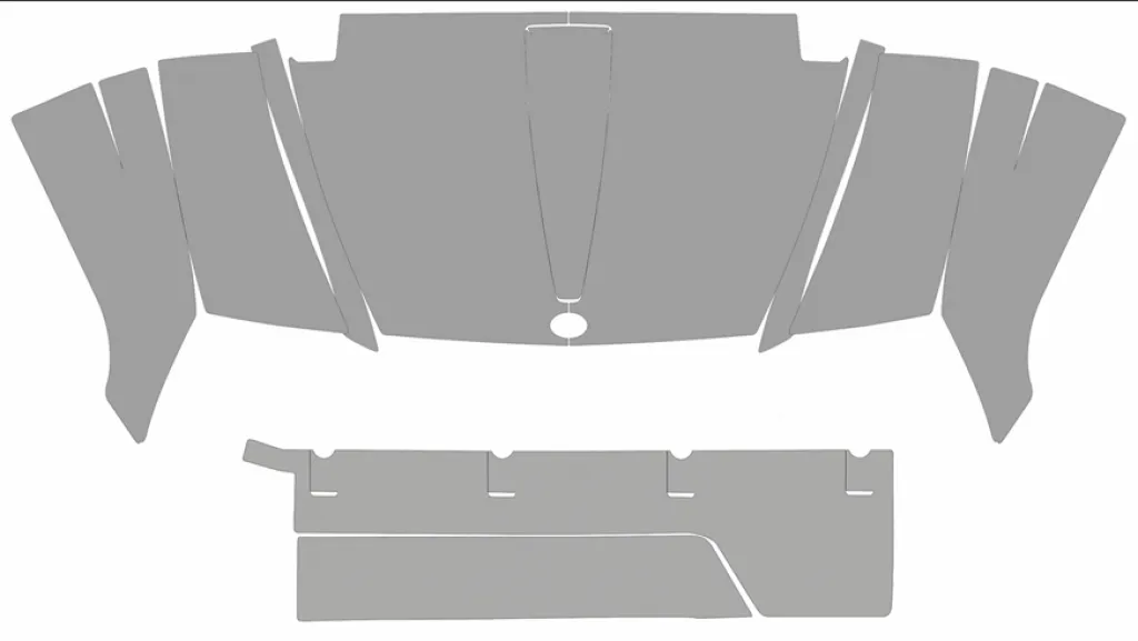 Cutting Patern for Polaris Ranger 500XP/700XP 2005-2008